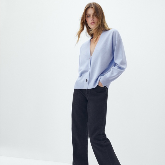 Massimo Dutti Cashmere Wool cardigan sweater - Picture 4 of 8